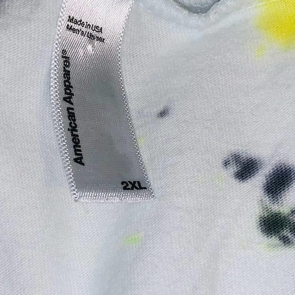 American Apparel tie dye shirt Size 2XL - Picture 3 of 6